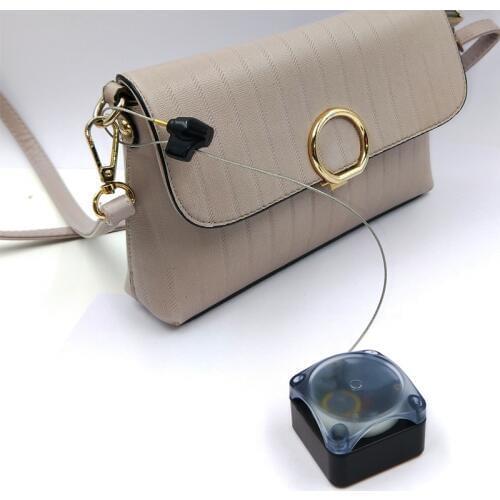 5pcs Telescopic Supermarket EAS alarm Anti-theft Display Pull Box Retractable Recoiler With alarm and magnetic key Control