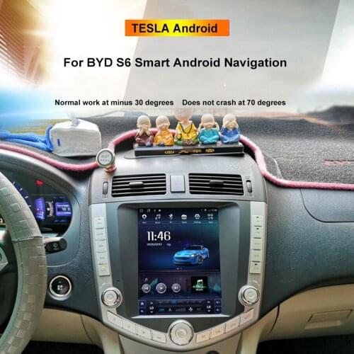 10.4inch Tesla Screen Car Multimedia Video Player CARPLAY Stereo For BYD S6 Android 10 GPS Tape Recorder Radio Autoradio 128GB