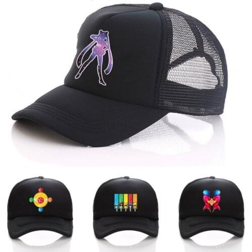 Anime printing Hat cartoon cosplay adjusted baseball snapback hat cotton Mesh funny Novelty cap