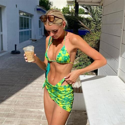 BIQIUYYI Halter Swimwear