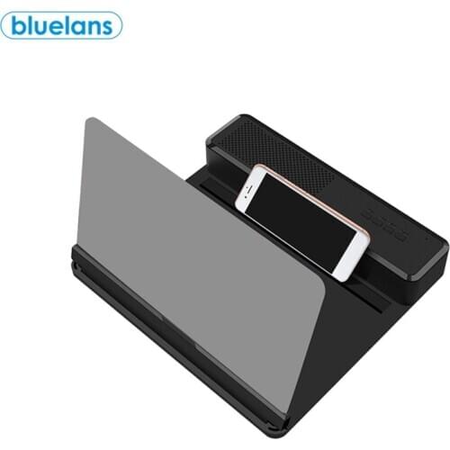 BL 12-inch 3D Bluetooth Connected Speakers Mobile Phone Screen Magnifier Reduce Eye Fatigue Can Watch With Family