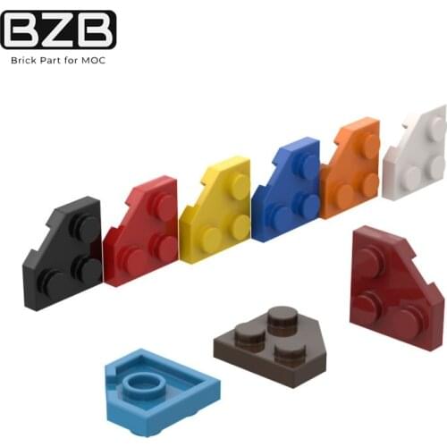 Buildmoc Bricks 26601 2x2 base board is missing a corner ldd 26601 For Building Blocks Parts DIY Construction Christmas Gift Toy
