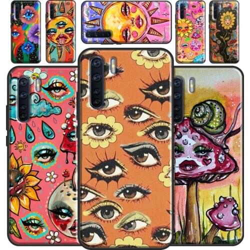 Indie Hippie Case For OPPO A93 A91 A83 A5 A9 A31 A53 2020 A52 A72 A15 A3S A5S F5 Find X3 Pro Cover Capa