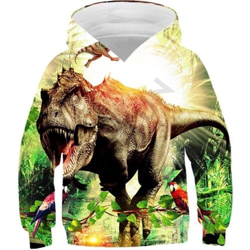 3D Dinosaurs World Print Childrens Clothing Baby Boys Sweatshirts for Autumn Kids Clothes Dinosaur Little Boy Outerwear Costume