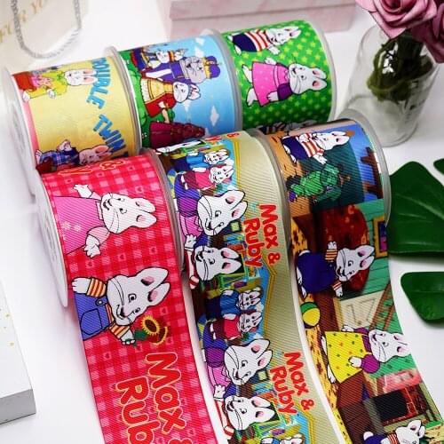 DIY Cartoon Printed Grosgrain Ribbon For Craft Supplies Sewing Accessories 5 Yards, Planar Resins Mold 10 Pieces. 49267