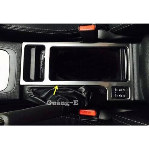 For Subaru XV 2012 2013 2014 2015 Car Garnish Cover Detector Trim ABS Matte Stick Interior Gear Box Cup Holder Frame Hood 1pcs