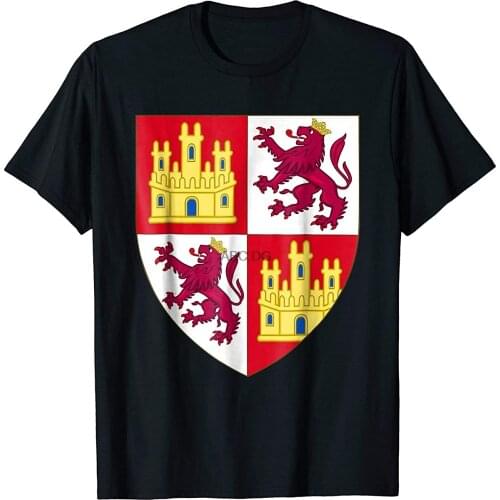 Castile and Leon Coat of Arms T-Shirt Spanish Spain Crest