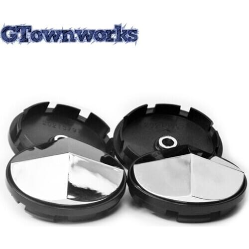 4pcs 61mm Conical The Great Pyramids Wheel Hub Cap Cover Fit For MSW TYPE 85 N23 Legacy Impreza B9 Tribeca WRX Outback Tiguan