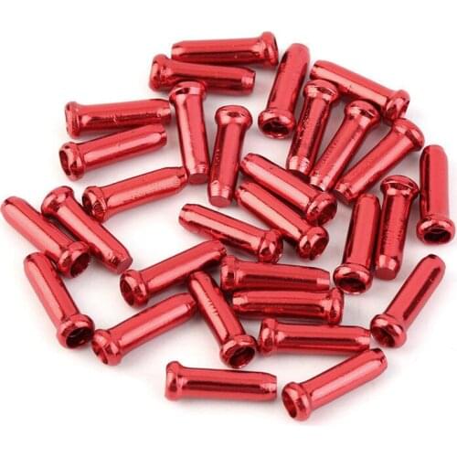50 Pcs/lot Bike Variable Speed Brake Line Core Cap Bicycle Brake Shifter Aluminum Inner Cable Tips Crimps End Caps Cycling Parts