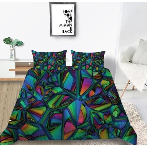 Strange Color Bedding Set Twin Soft 3D Fashionable Creative Duvet Cover King Queen Full Single Double Unique Design Bed Set