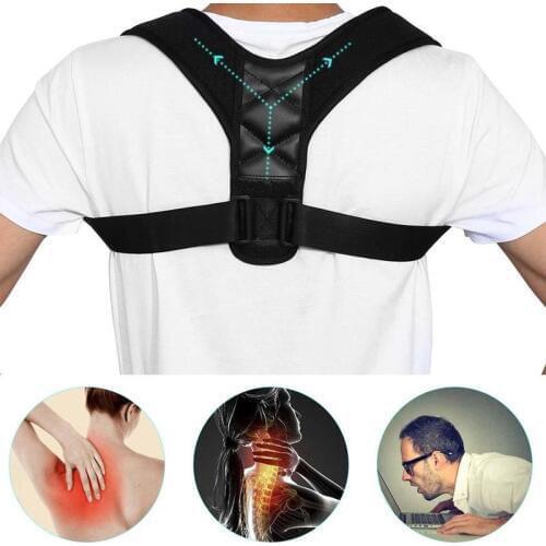 1PC Spine Correction Belt Back Support Therapy Shoulder Magnetic Posture Corrector For Men Women Adult Braces Magnet Support