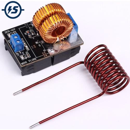 Mini DC 5-15V 150W ZVS Induction Heating Board High Voltage Generator Heater With Coil for Tesla Jacobs ladder Driver