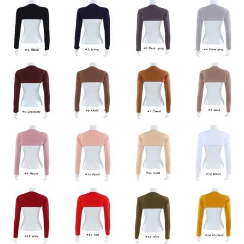 1Pc elastic arm cover sleeve under shirt muslim women bolero shoulder oversleeve fashion middle east clothing