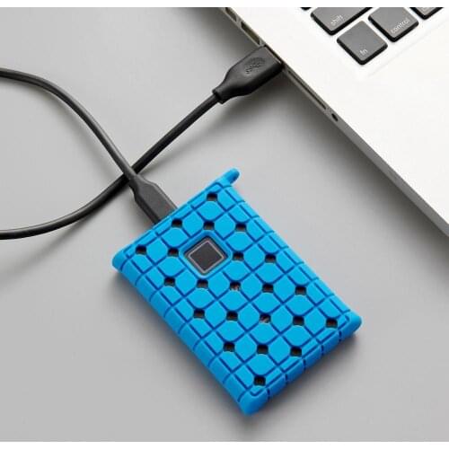 Soft Silicone Anti-fall SSD Hard Disk Protective Cover Carrying Case for Samsung T7 Touch