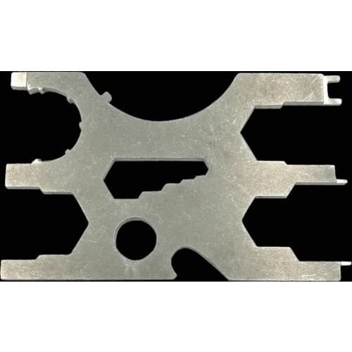 316 Stainless Steel Scuba Diving Regulator Screwdriver Set Diving Credit Card Multitool Equipment Repairing Tool