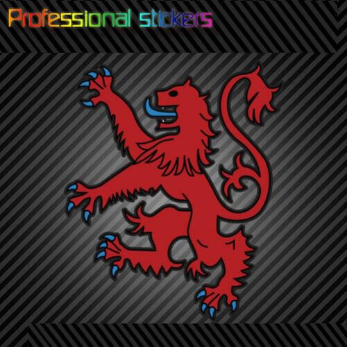 Lion Rampant of Scotland Sticker Die Cut Vinyl Red Lion Scottish Logo Insignia Stickers for Car, RV, Laptops, Motorcycles