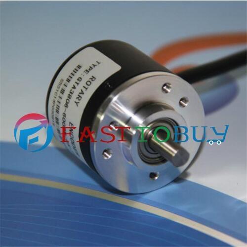 NEW 100P/R NPN DC5~24V AB 2ph Shaft 6mm 1500rpm Incremental Photoelectric Rotary Encoder+1.5M Cable