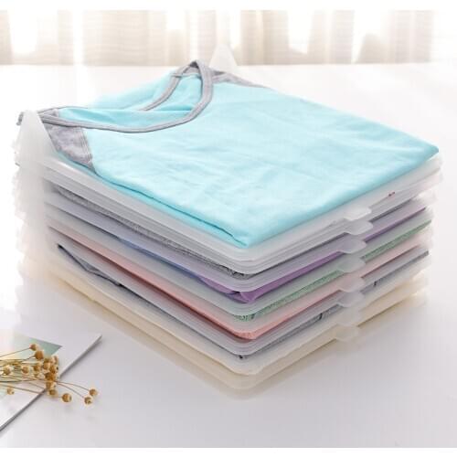 10PCS Clearance Wardrobe Folding Cloth Storage Holders Clothing Wardrobe Finishing Racks Home Shirt Underwear Organizer Board