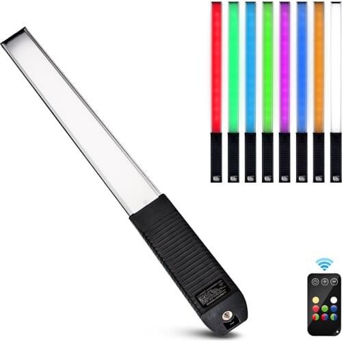 10W RGBW LED Video lighting Handheld Photography light Ice Light for Studio Photo Videography with 12 level brightness 8 colors