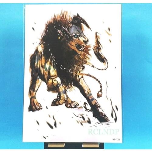Waterproof Temporary Tattoo Sticker lion tatto stickers flash tatoo fake tattoos for men