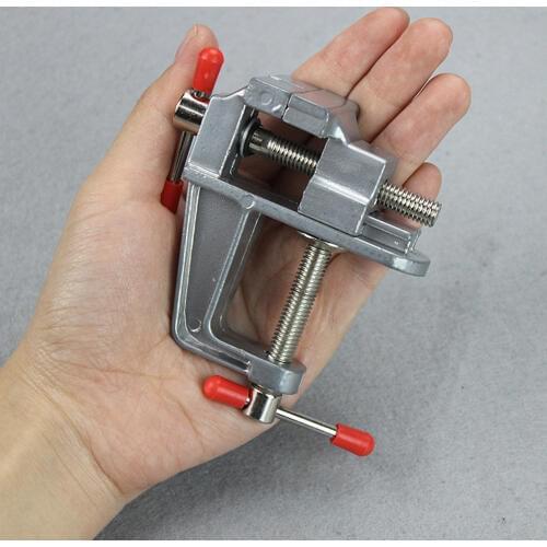 Aluminum Miniature Small Hobby Clamp On Table Multi-functional Mini Tool