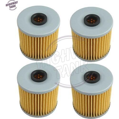 4 Pcs Motorcycle Oil Filter case for Kawasaki KZ250 KL650 KLF250 KLF300 KLR650 KLX650R KZ200