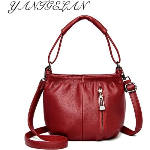 Designer Handbag High Quality PU Leather Shoulder Bag For Women 2021 Casual Ladies Small Crossbody Pack Purses Sac De Luxe Femme