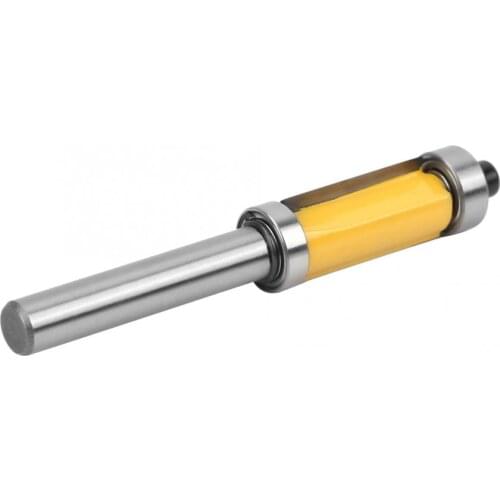 8mm Router Bit Milling Cutter Shank Pattern Flush Trim Router Bit Double Bearing Woodworking Milling Cutter Tool