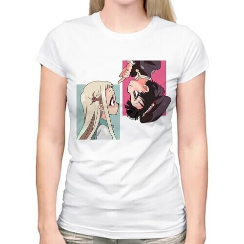 Jibaku Shounen Hanako-kun funny anime tshirt women summer new white short sleeve casual femme t shirt ACGN Otaku streetwear tee