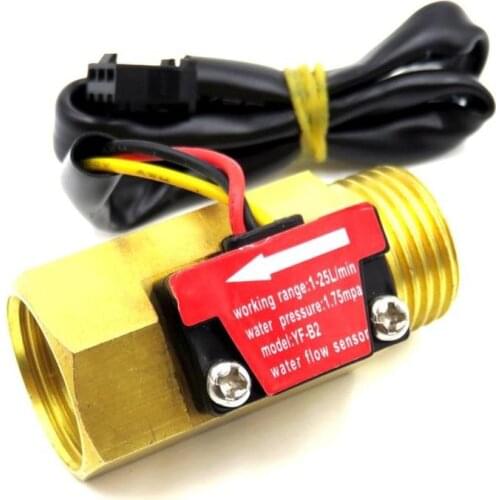 G1/2 Inch Water Flow Hall Sensor Switch Flow Meter For Industrial turbine flowmeter water flow sensor YF-B2