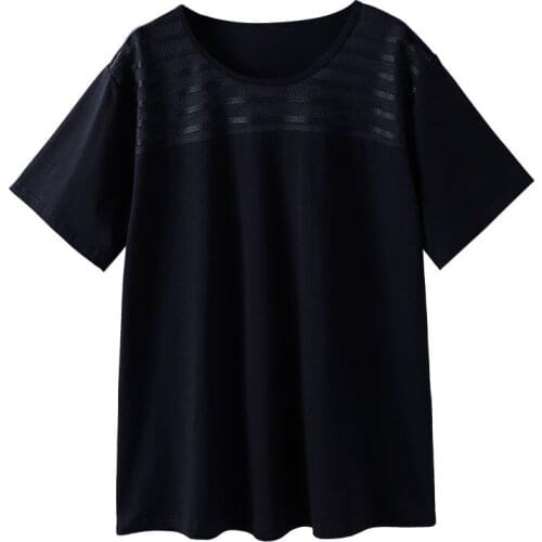 Classic casual breathable summer quality hot selling womens soft short sleeve T-shirt