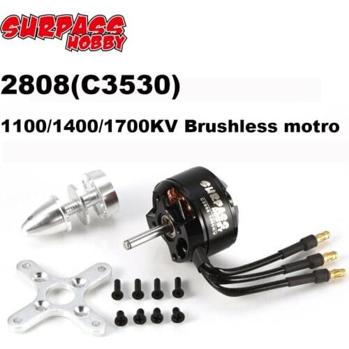 Surpass Hobby Motor C3530 Brushless Motor 2808(3530) 1100KV 1400KV 1700KV 14Poles for Rc Airplane Fixed-wing Remote Control Part