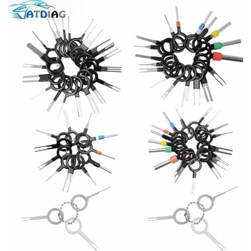 HOT Car 76pcs Terminal Removal Kit Wiring Crimp Connector Pin Extractor Puller Terminal Car Repair Professional Tools