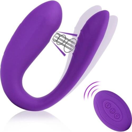 Sucking Dildo Vibrator 10 Intense Modes Sex Toys For Women G Spot Clitoris Stimulator With Remote Control U Shape Adult Vibrador