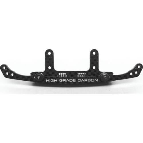 Front/Rear Carbon Fiber Reinforcing Plate Roller Stay W Springs Sliding Parts For Mini 4WD Car Model Short/Long Version