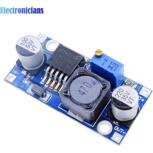 10PCS NEW DC-DC adjustable power step-down module Blue LM2596 Buck Converter Module 3.2V-40V To 1.25V-35V Voltage Regulator