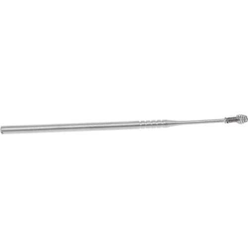 Portable Spiral Stainless Steel Earpick Curette Ear Wax Remover Spring Ear Clean