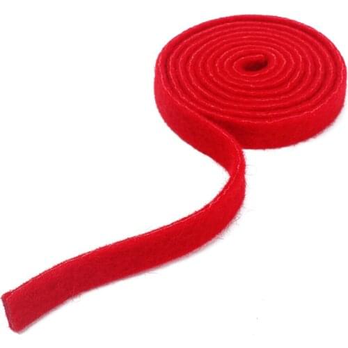 Practical Piano Tuning Felt Wool Temperament Strip Tapered Mute Piano Tuning Tools Accessories (Red)