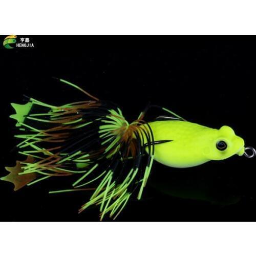 5cm/13g Live Target Frog Fishing Lures Topwater Simulation Hooks Top water Fishing Lure Soft Bait Artificial Minnow Crank Strong