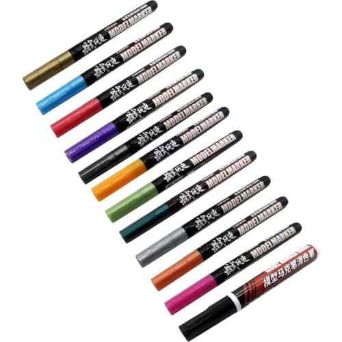 Painting Coloring Complementary Colour Mark Pen Fine Tip Paint Pen for Rock Painting Scrapbook Photo Album Ceramics Wine Gift