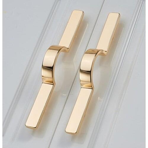 96MM 128MM MODERN FASHION GOLD WINE CABINET KITCHEN CABINET DISTRESS DRAWER HANDLE PULL KNOB 5"