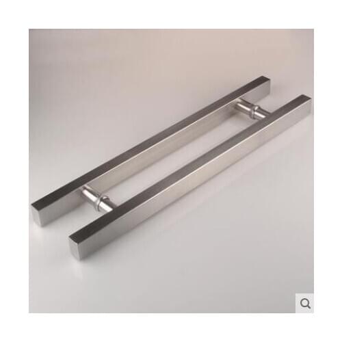 Glass door handle,Wooden door handle,stainless steel handle,square handle(DG3557)