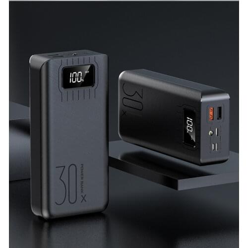 Power Bank 50000mah External Battery TypeC Micro USB QC Fast Charging Powerbank LED Display Portable phone Charger for tablet