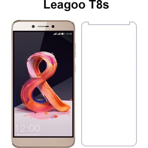 2PC Tempered Glass for Leagoo T8s 5.5" Explosion-proof Protective LCD Film Screen Protector for Leagoo T8s Case Smartphone Glass