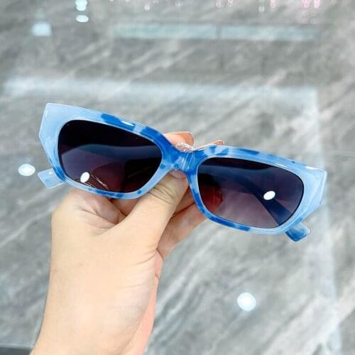 Women Sunglasses Trending American Style Vintage Personality Small Box Square Glasses Luxury Designer Men Sun Glasses Decorative