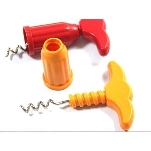 1PC Creative Multifunctional Mini Outdoor Stainless Steel Red Corkscrew Wine Bottle Opener Bottle Opener OK 0314