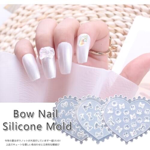 1pcs/lot H series(H61-H63) 3D mixed design Acrylic Nail Art Mold Tips Decor DIY Different Styles Transparent Nail Art Tools