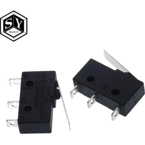 10PCS Great IT Tact Switch on off KW11-3Z 5A 250V Microswitch 3PIN Buckle New