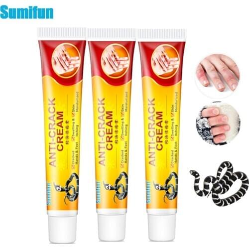 Sumifun 3Pcs Repair Anti-Chapping Ointment Foot Hand Frostbite Anti-Cracking Cream Anti Itching Dry Crack Moisturizer Ointment