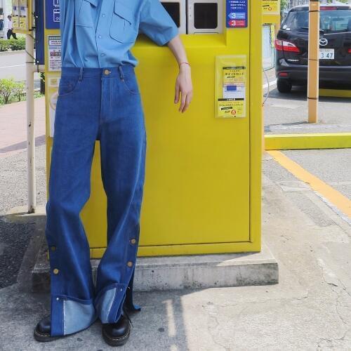 3Wphtato Men's Flared Jeans